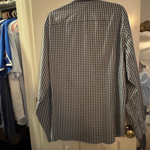 Peter Millar Men's Summer Comfort Button Down Large EUC - Picture 4 of 5